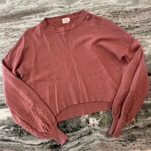 Mauve Crew Neck Sweater Women’s Size Large